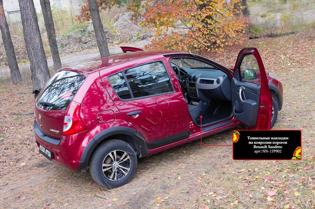 Накладки Русская Артель на ковролин центрального тоннеля для Renault Logan I 2010-2015. Артикул NN-159902