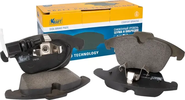 Колодки тормозные AUDI/VW Q3/TIGUAN 10- 1.4/2.0 перед. (Kraft). Артикул KT091484