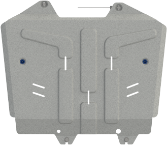 Защита алюминиевая Шериф (6 мм) усиленная для КПП Ford Ranger IV 2022-2026. Артикул 08.6068