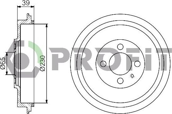 Тормозной барабан Profit. Артикул 5020-0092