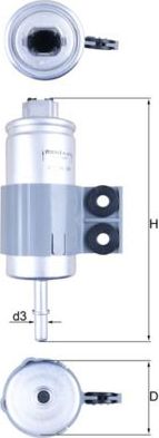 Топливный фильтр Mahle-Knecht. Артикул KL 510