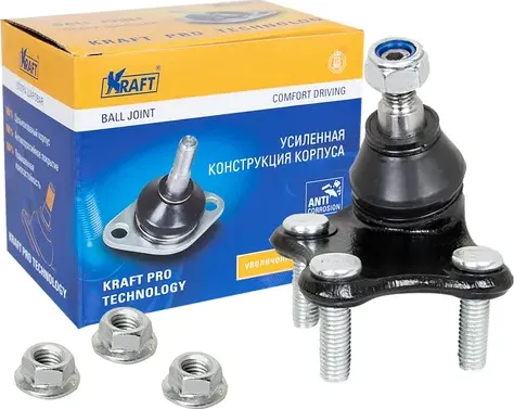 Опора шаровая VAG POLO/FABIA 07- нижн.прав. (Kraft). Артикул KT053225