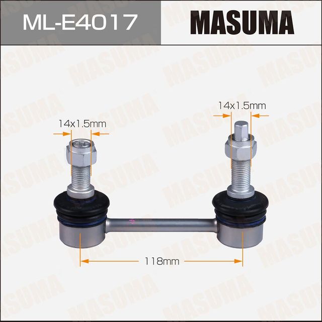 Стойка (тяга) стабилизатора Masuma задняя правая/левая для Mercedes-Benz GLS I (X166) 2015-2019. Артикул ML-E4017