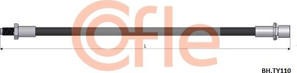 Тормозной шланг Cofle. Артикул 92.BH.TY110