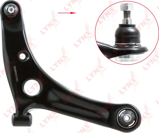 Поперечный рычаг передней подвески LYNXauto правый для Smart Forfour I (W454) 2004-2006. Артикул C5226R