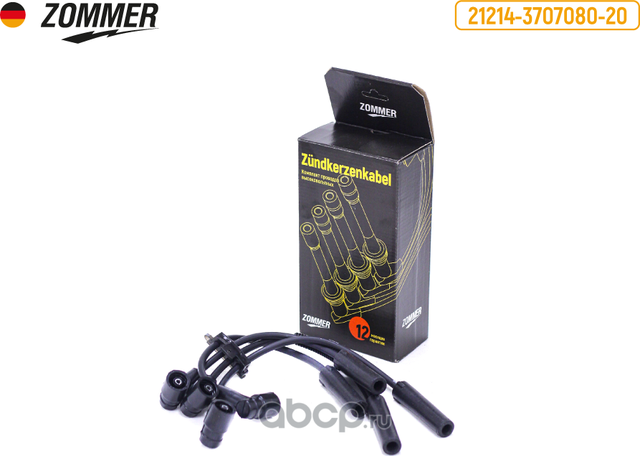 Провода в/вольтные 21214,2123 (силикон) катушка зажиг. с 2004 г. инж. ZOMMER Zommer. Артикул Z21214370708020