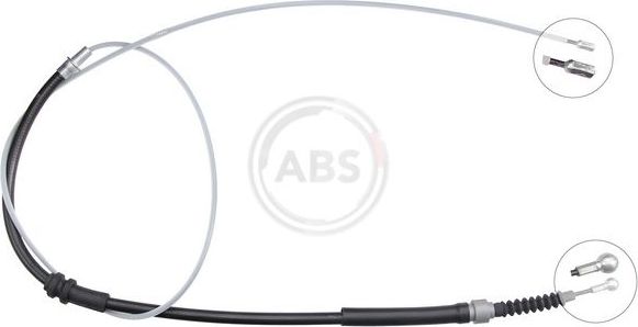 Трос ручника (тросик ручного тормоза) ABS. Артикул K13875