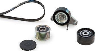 Приводной ремень поликлиновой с роликами (комплект) Gates Micro-V® Kit для Nissan X-Trail T31 2007-2014. Артикул K027PK1705