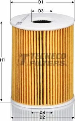 Масляный фильтр Tecneco Filters для Skoda Fabia II 2010-2014. Артикул OL07017E