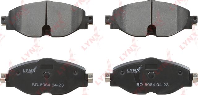 Тормозные колодки LYNXauto передние для Audi A1 II (GB) 2018-2026. Артикул BD-8064