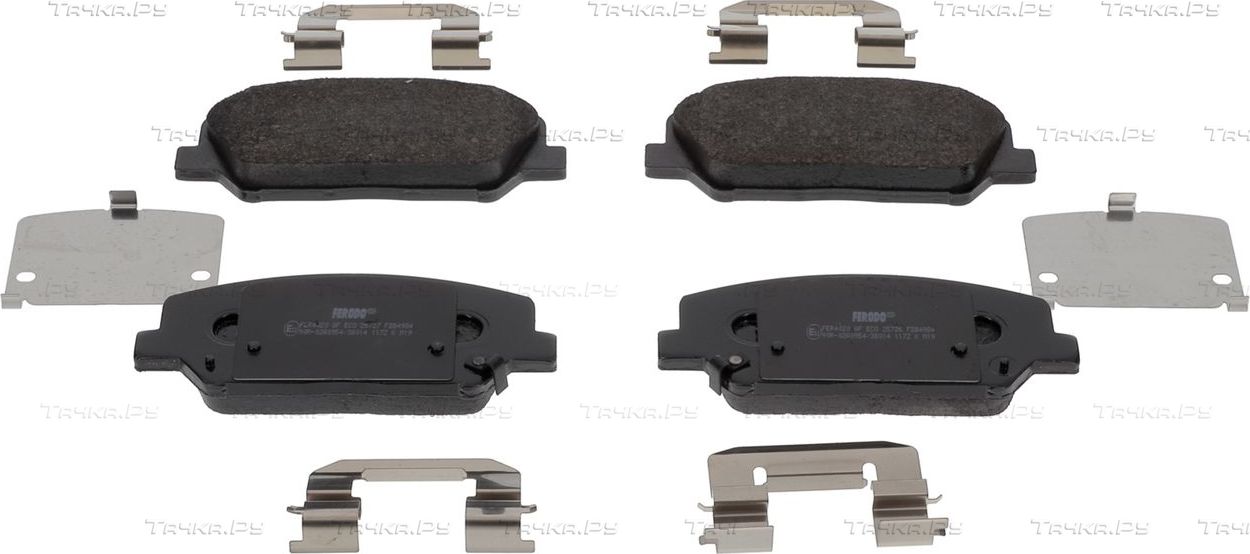 Тормозные колодки Ferodo Premier Eco Friction передние для Kia Cerato III 2013-2026. Артикул FDB4984
