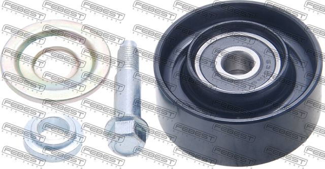 Натяжной ролик (натяжитель) приводного поликлинового ремня Febest. Артикул 0187-KUN25