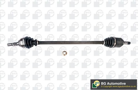 Полуось (привод в сборе, приводной вал) BGA передняя правая для Opel Astra H 2004-2014. Артикул DS9515R