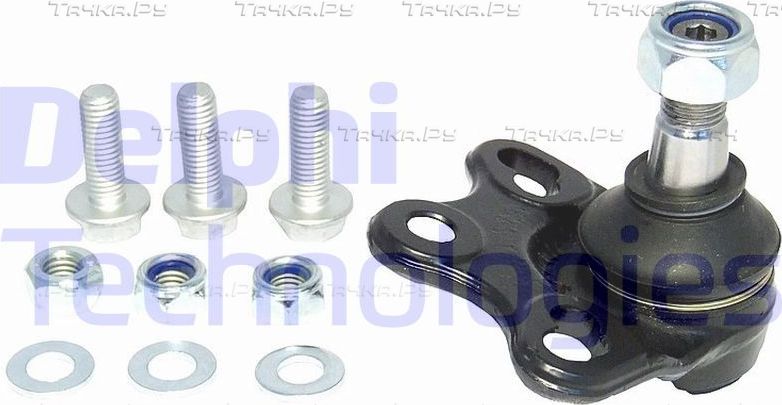 Шаровая опора Delphi передняя нижняя для Mercedes-Benz Vaneo 2002-2005. Артикул TC1566