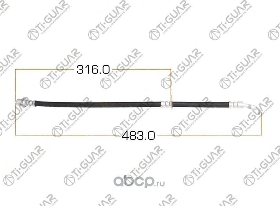Шланг тормозной TG-90947-02680 * Ti-Guar. Артикул TG9094702680