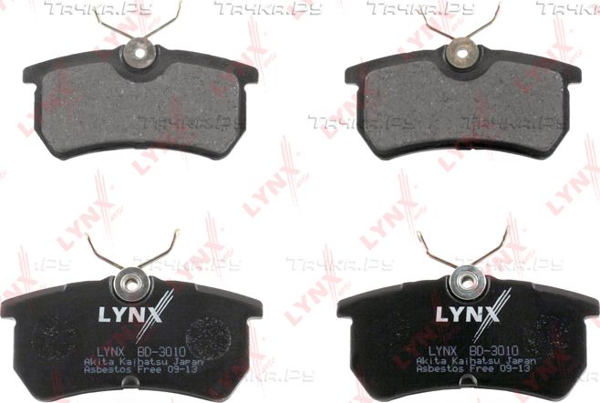 Тормозные колодки LYNXauto. Артикул BD-3010