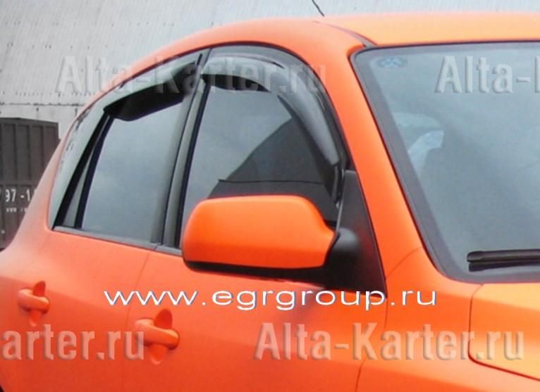 Дефлекторы EGR для окон Mazda 3 I хєтчбек 2003-2009. Артикул 92450018B