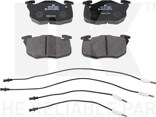 Тормозные колодки NK. Артикул 223720