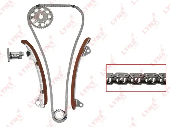Комплект цепи ГРМ Toyota Corolla (Lynxauto). Артикул TK0197