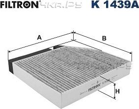 Салонный фильтр Filtron. Артикул K 1439A