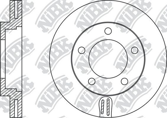 Тормозной диск NiBK. Артикул RN1475
