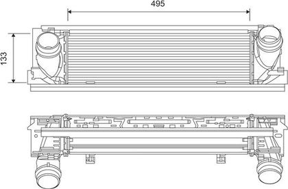 Интеркулер Valeo для BMW 3 VI (F3x) 2012-2024. Артикул 818261
