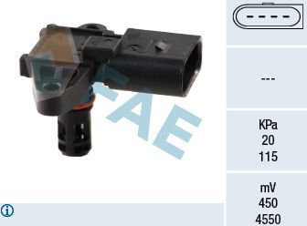 Датчик абсолютного давления (ДАД, MAP) FAE. Артикул 15034