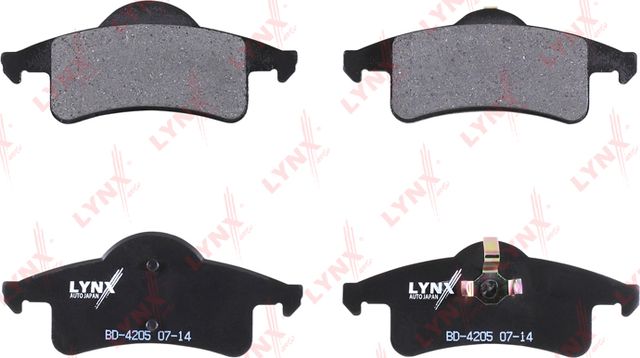 Тормозные колодки LYNXauto задние для Jeep Cherokee II (XJ) 1988-2001. Артикул BD-4205