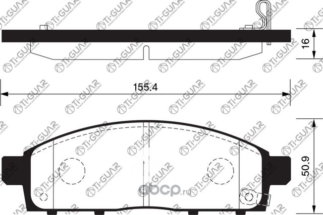 Тормозные колодки (TI-Guar). Артикул TG767C