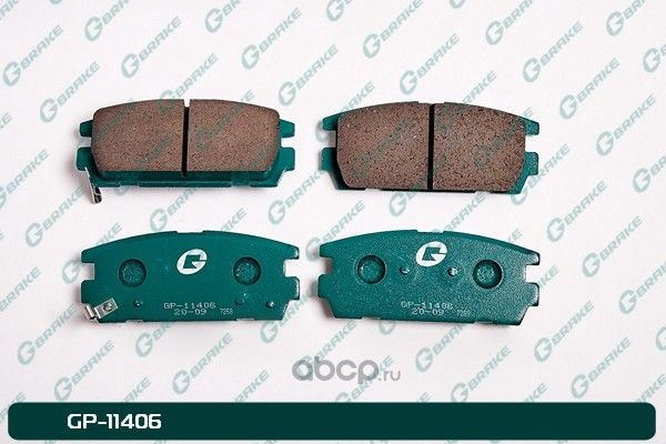 Колодки тормозные дисковые (G-Brake). Артикул GP11406