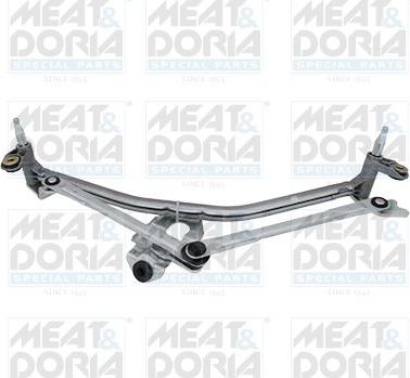 Трапеция стеклоочистителя (дворника) (в сборе) Meat & Doria. Артикул 227004