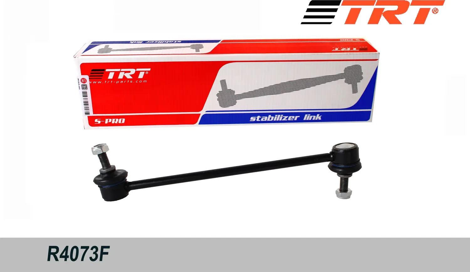 Тяга стабилизатора передняя R4073F TRT MN101368 MITSUBISHI Lancer X  Outlander XL TRT. Артикул r4073f