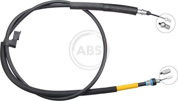 Трос ручника (тросик ручного тормоза) ABS. Артикул K19558