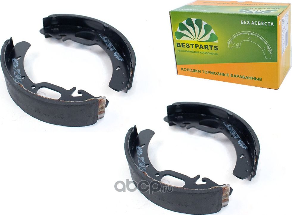 Колодки тормозные ВАЗ-1118,2170 задние (4шт.) (АБС) BESTPARTS Bestparts. Артикул BP001314