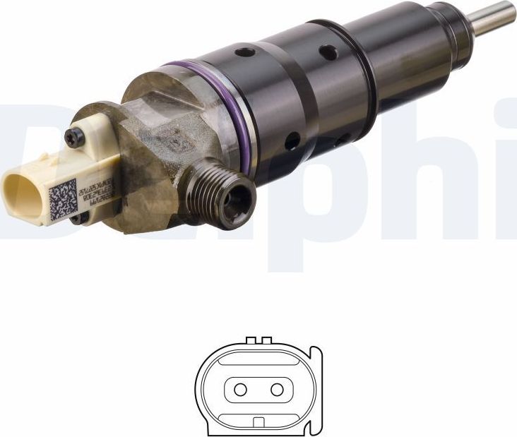 Клапанная форсунка Delphi. Артикул BEBJ1F06101