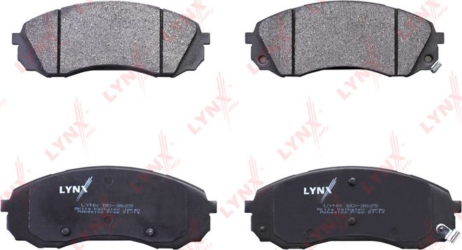 Тормозные колодки LYNXauto. Артикул BD-3625