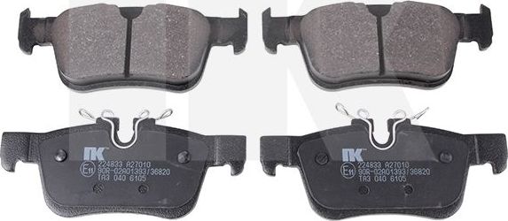 Тормозные колодки NK. Артикул 224833