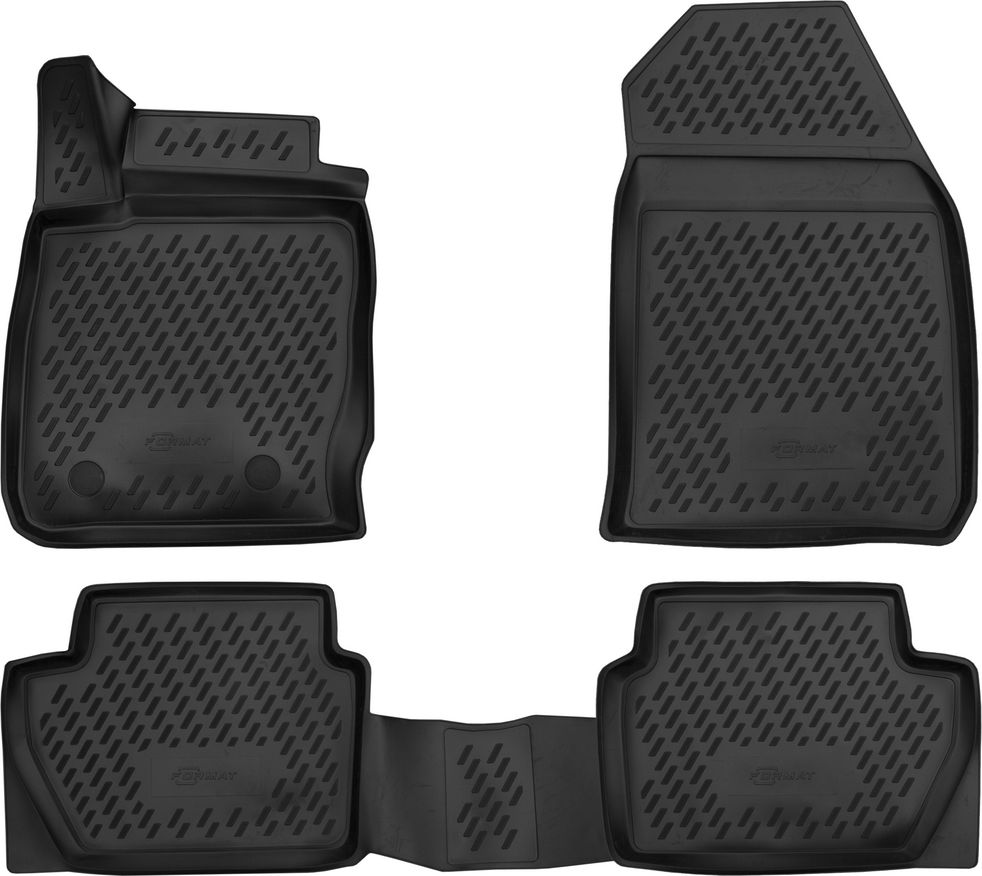 Коврики 3D Format c повышенной износостойкостью для салона Ford EcoSport 2018-2026 . Артикул FORMAT.CARFRD00025k