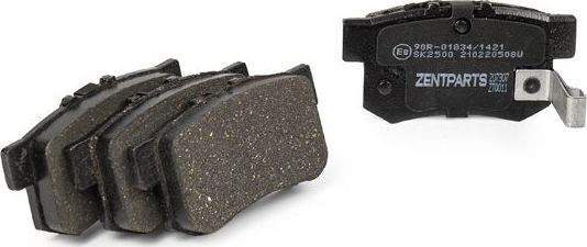 Тормозные колодки Zentparts задние для MG ZR 2001-2005. Артикул Z07307