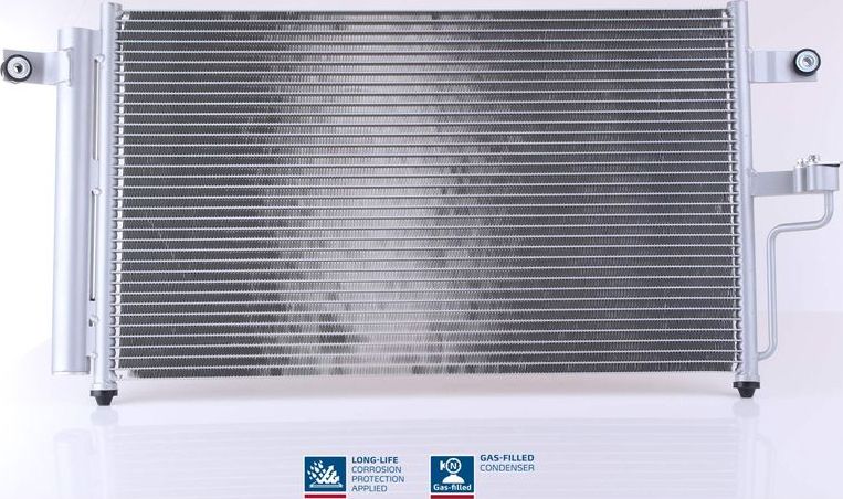 Радиатор кондиционера (конденсатор) Nissens (алюминий). Артикул 94453