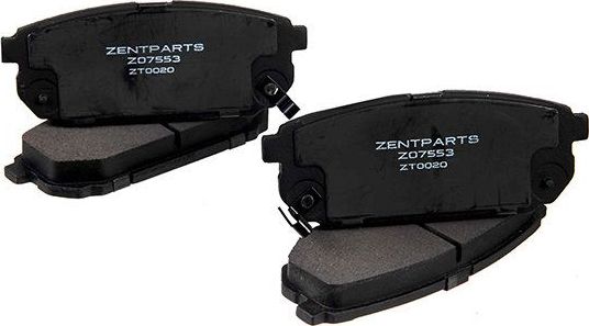 Тормозные колодки Zentparts. Артикул Z07553