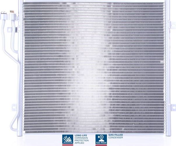 Радиатор кондиционера (конденсатор) Nissens (алюминий) для Jeep Liberty KK 2008-2012. Артикул 94773