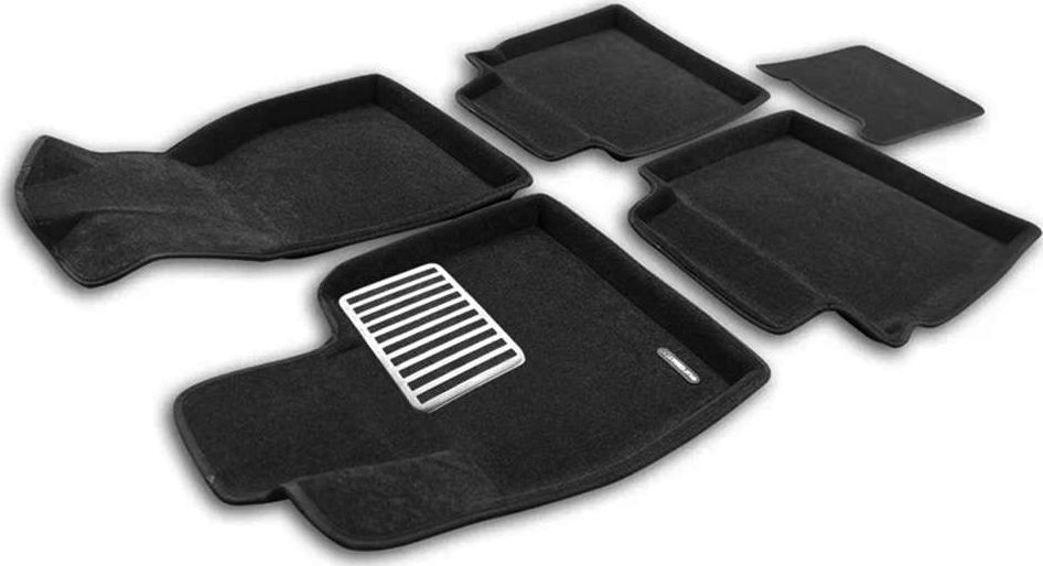 Коврики текстильные Euromat 3D Lux для салона Hongqi HS5 I (до рестайлинга) 2019-2022. Артикул EM3D-001480