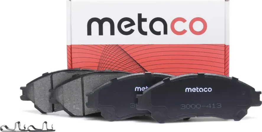Колодки тормозные передние к-кт (Metaco). Артикул 3000413