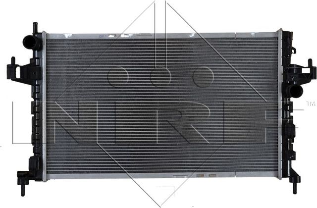 Радиатор охлаждения двигателя NRF (алюминий) для Opel Combo C 2004-2012. Артикул 54753