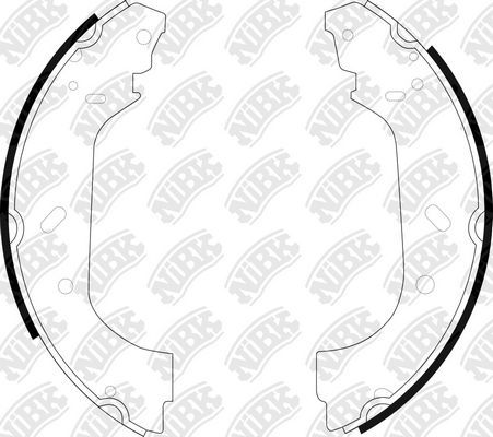 Тормозные колодки NiBK. Артикул FN0548