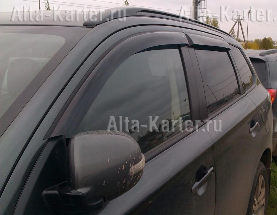 Дефлекторы Cobra Tuning EuroStandart для окон Mitsubishi Outlander III 2012-2026. Артикул ME43712