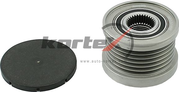 Муфта генератора обгонная PEUGEOT 207/308/CITROEN C3/C4/C5 1.4/1.6 2002 (Kortex). Артикул KAP037