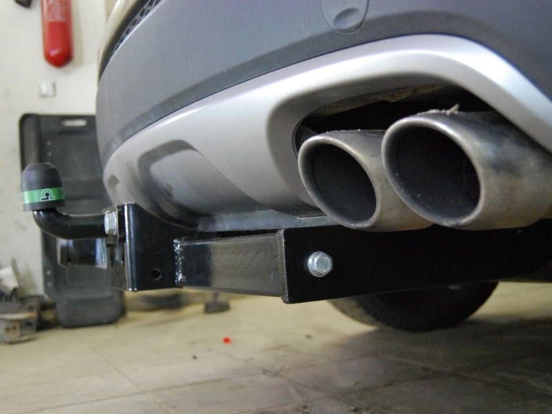 Фаркоп Лидер-Плюс для Hyundai Santa Fe III DM 2012-2018. Фланцевое крепление. Артикул H224-FC