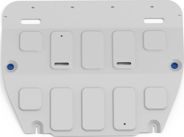 Защита алюминиевая Rival для картера и КПП Mitsubishi Outlander IV поколение FWD АКПП 2023-н.в.. Артикул 333.4060.1